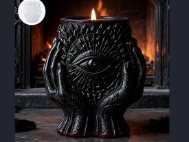 Molde silicona maceta OJO